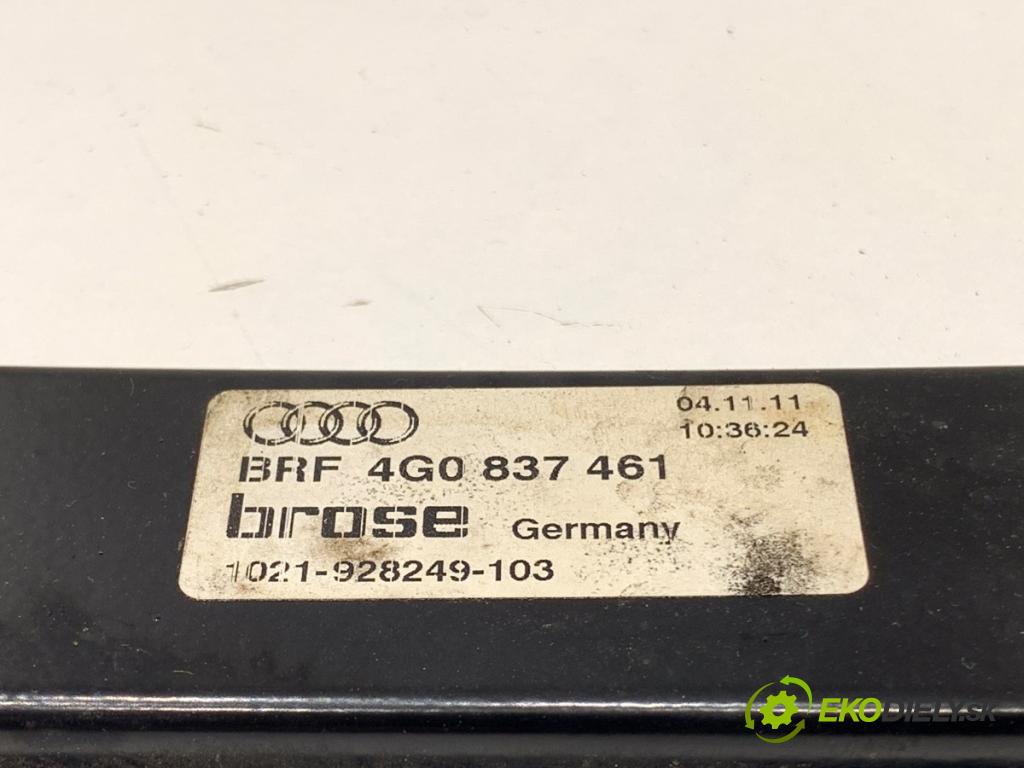 AUDI A6 C7 sedan 2011 180 kW 3.0 TDI quattro 2967 Mechanizmus okna ľavy predný 4G0837461