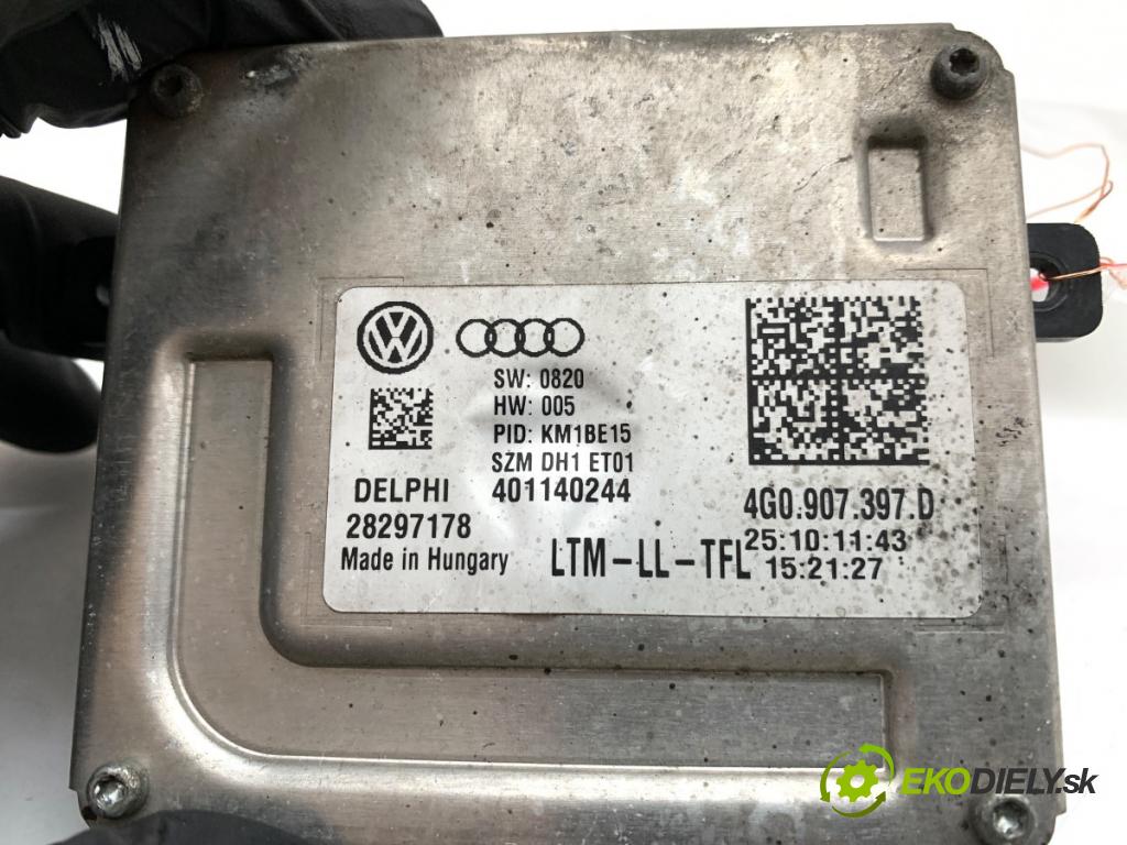 AUDI A6 C7 sedan 2011 180 kW 3.0 TDI quattro 2967 modul otáčky světla 4G0907397D