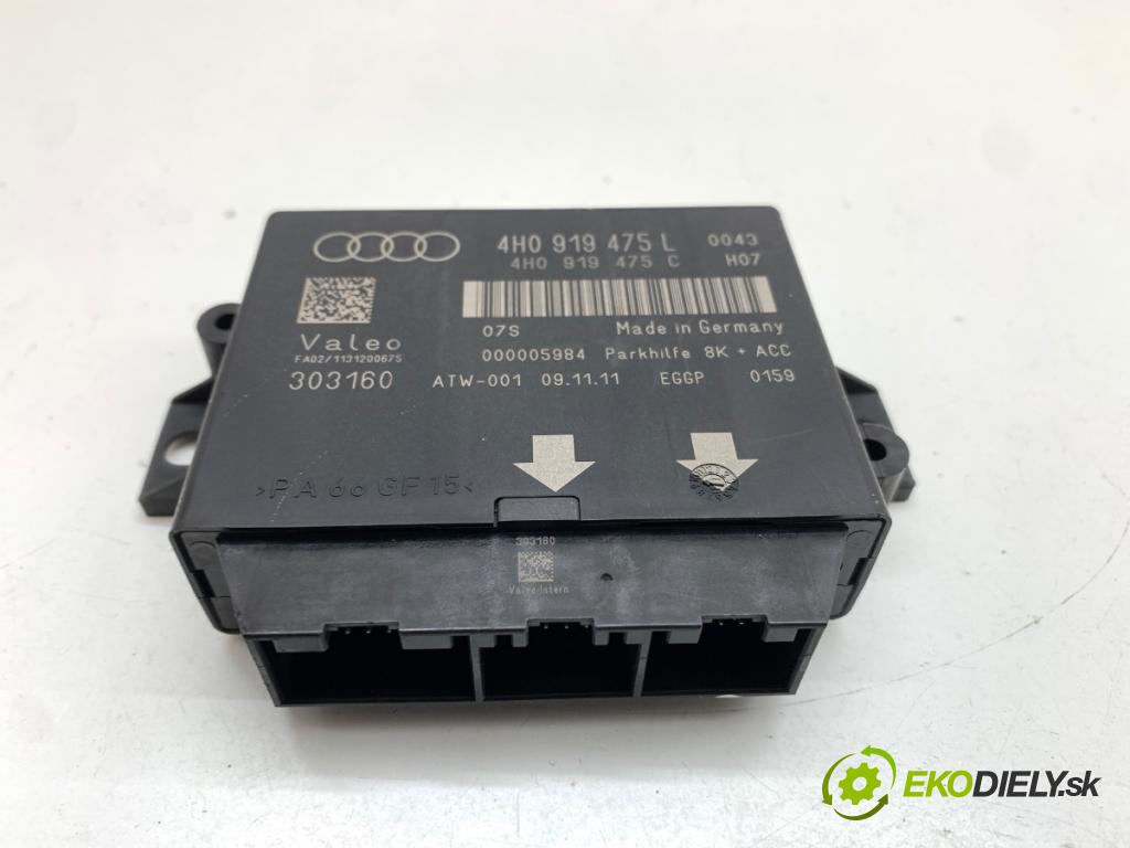 AUDI A6 C7 sedan 2011 180 kW 3.0 TDI quattro 2967 modul PDC 4H0919475L (Řídící jednotka ostatní)