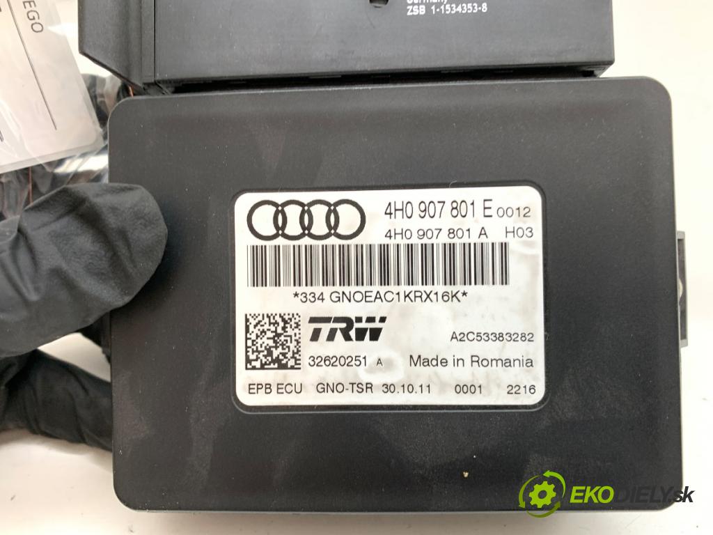 AUDI A6 C7 sedan 2011 180 kW 3.0 TDI quattro 2967 modul brzdy ruční brzdy 4H0907801E