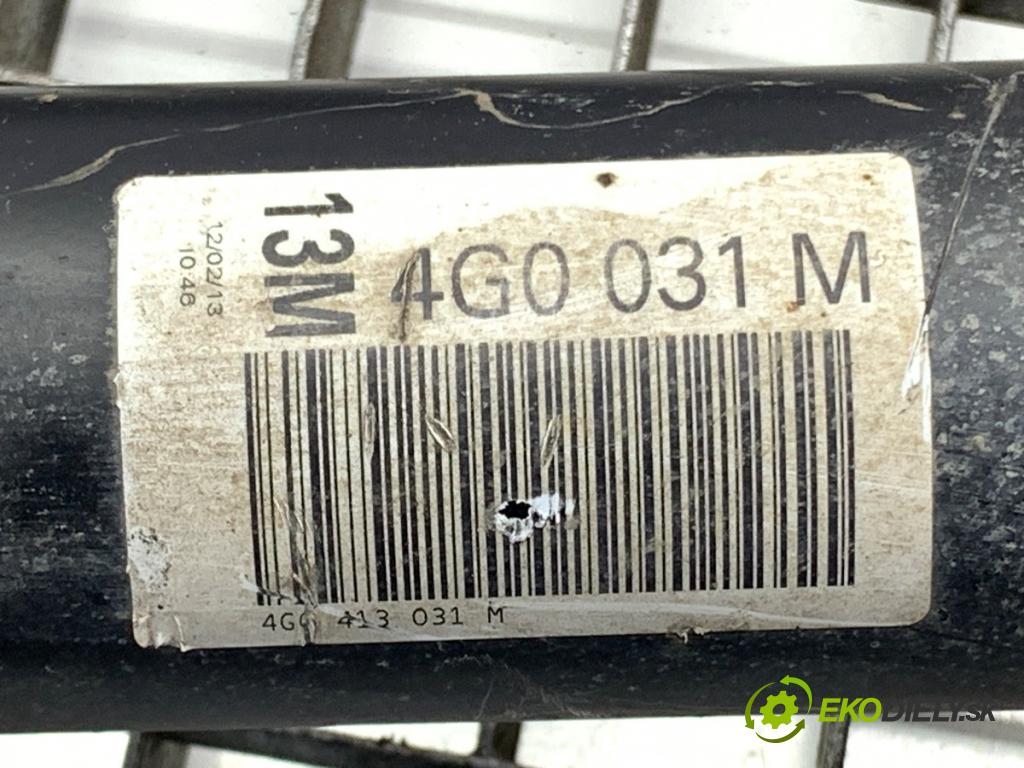 AUDI A6 C7 sedan 2011 180 kW 3.0 TDI quattro 2967 tlumič levý přední část ZE 4G0031M