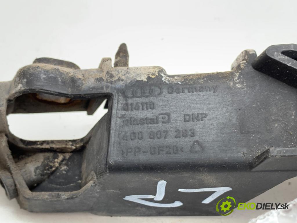 AUDI A6 C7 sedan 2011 180 kW 3.0 TDI quattro 2967 Úchyt nárazníka ľavy predný 4G0807283