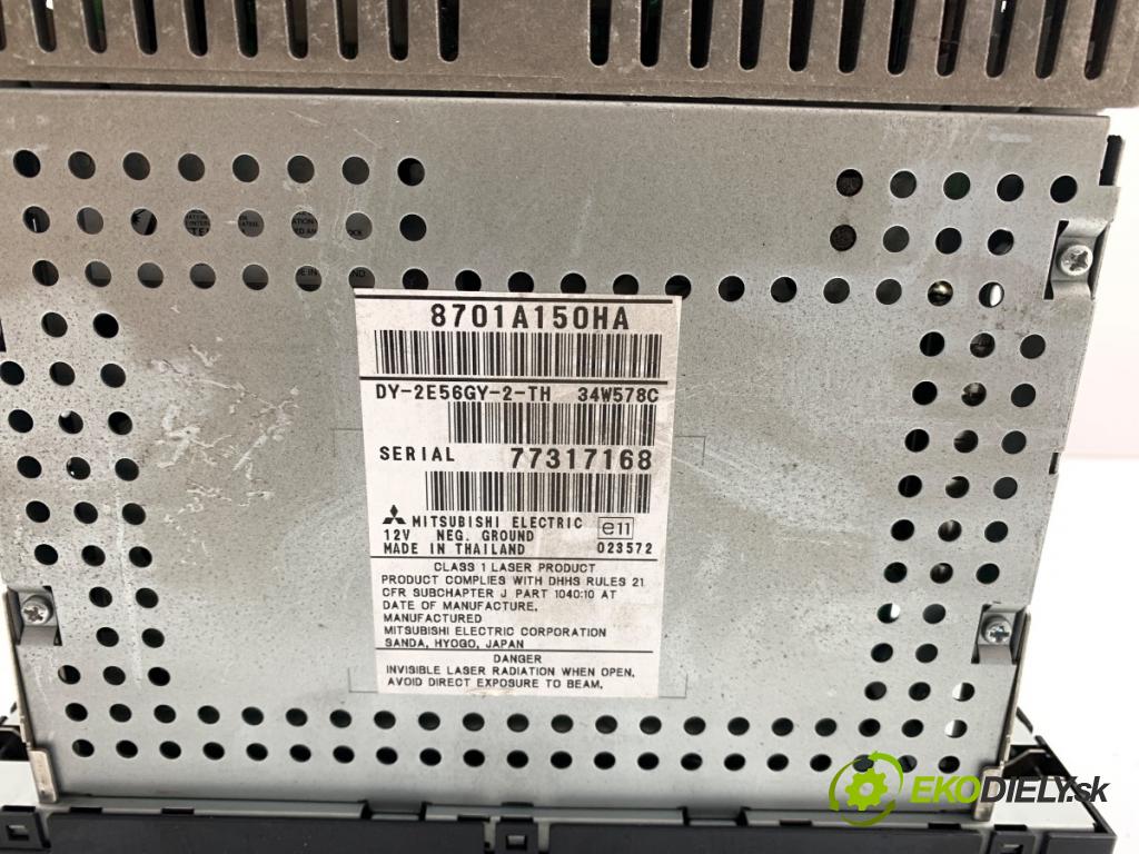 MITSUBISHI COLT VI liftback 2007 70 kW 1.3 1332 RADIO 8701A150HA (Audio zariadenie)
