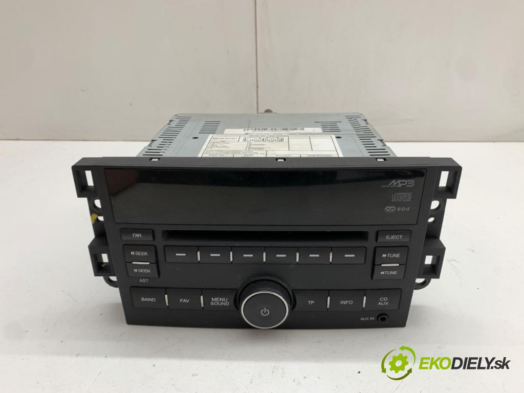 CHEVROLET CAPTIVA SUV 2010 100 kW 2.4 2405 RADIO 95959652 (Audio zariadenie)