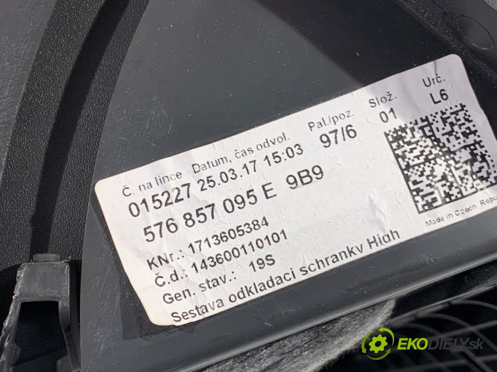 SEAT ATECA SUV 2017 110 kW 2.0 TDI 4Drive 1968 Priehradka, kastlík spolujazdca 576857095E (Priehradka (kastlík))