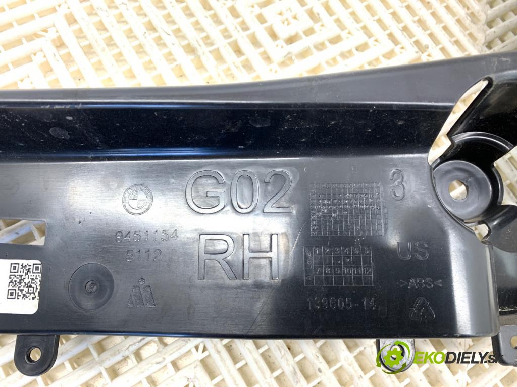 BMW G02 SUV 2024 265 kW M40 i xDrive 2998 Úchyt nárazníka pravy zad 9451154