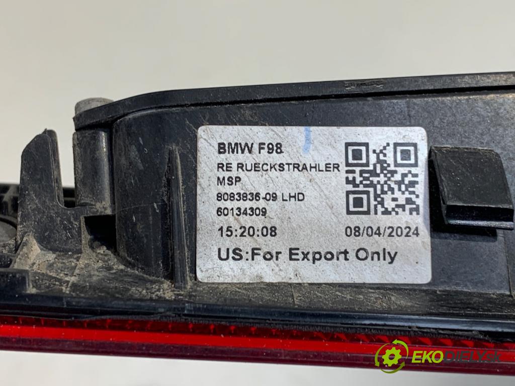 BMW G02 SUV 2024 265 kW M40 i xDrive 2998 světlo nárazníka pravý zadní část 8083836