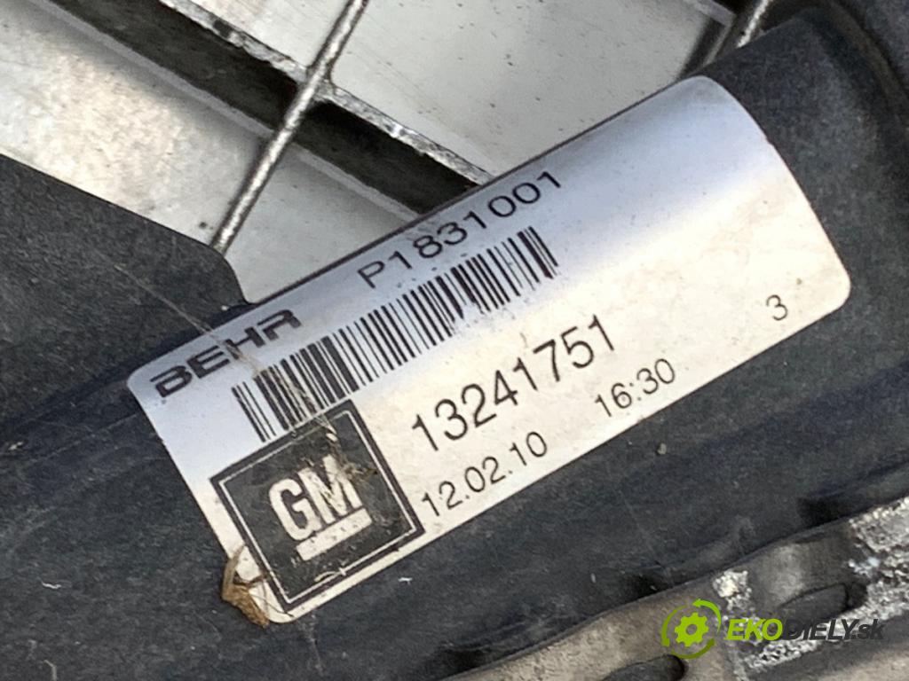 OPEL INSIGNIA A liftback 2010 96 kW 2.0 CDTI (68) 1956 intercooler 13241751 (Intercooler (chladič stlačeného vzduchu))