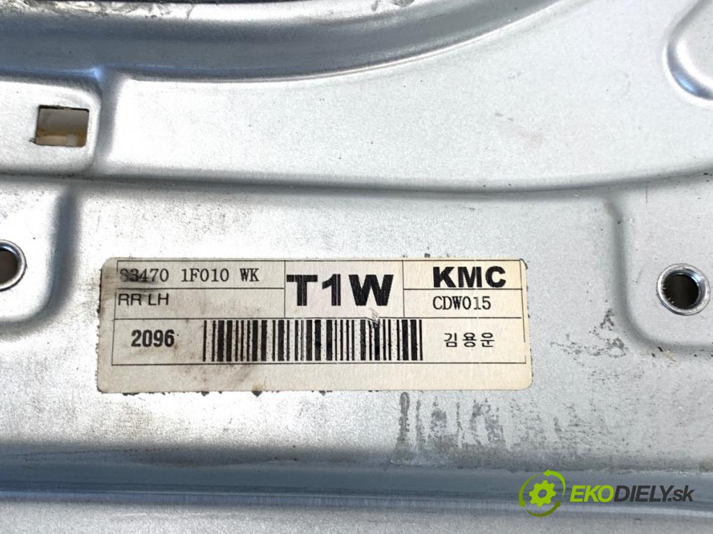 KIA SPORTAGE II SUV 2007 104 kW 2.0 i 16V 1975 Mechanizmus okna ľavy zad 83470-1F010