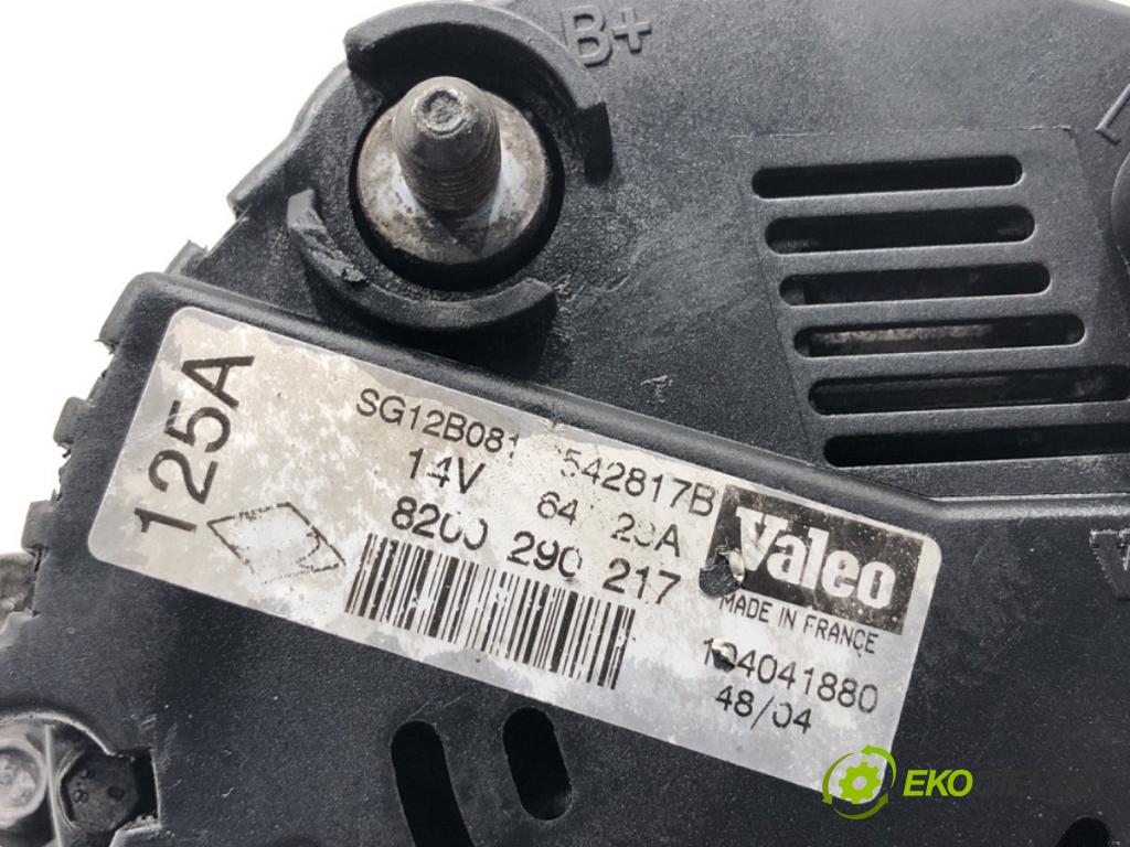 RENAULT TRAFIC II Autobus 2002 60 kW 1.9 dCI 80 (JL0B) 1870 Alternátor 8200290217 (Alternátor)