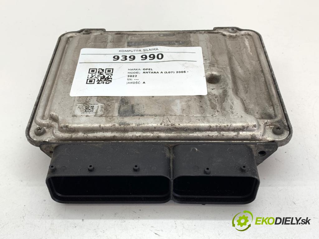 OPEL ANTARA A SUV 2008 110 kW 2.0 CDTI 1991 řídící jednotka motora 96950947 (Řídicí jednotka)