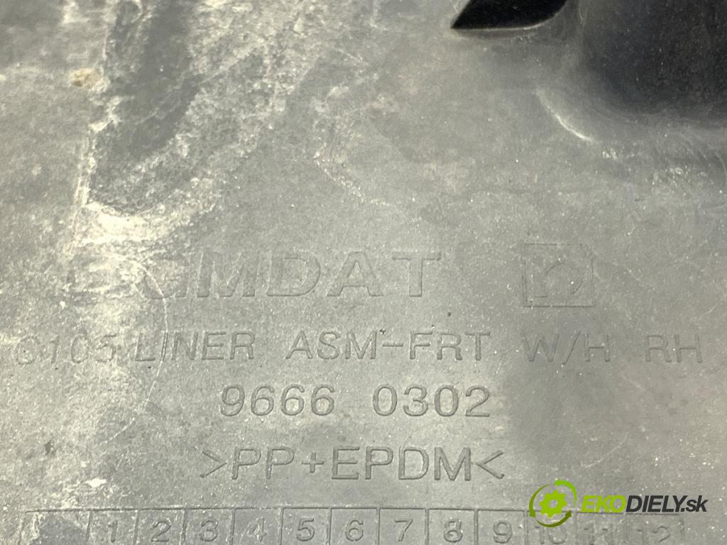 OPEL ANTARA A SUV 2008 110 kW 2.0 CDTI 1991 podblatník pravý přední část 96660302