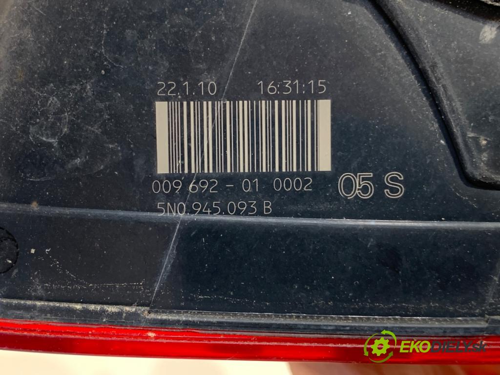 VW TIGUAN SUV 2010 103 kW 2.0 TDI 1968 světlo levý zadní část vnitřní 5N0945093B