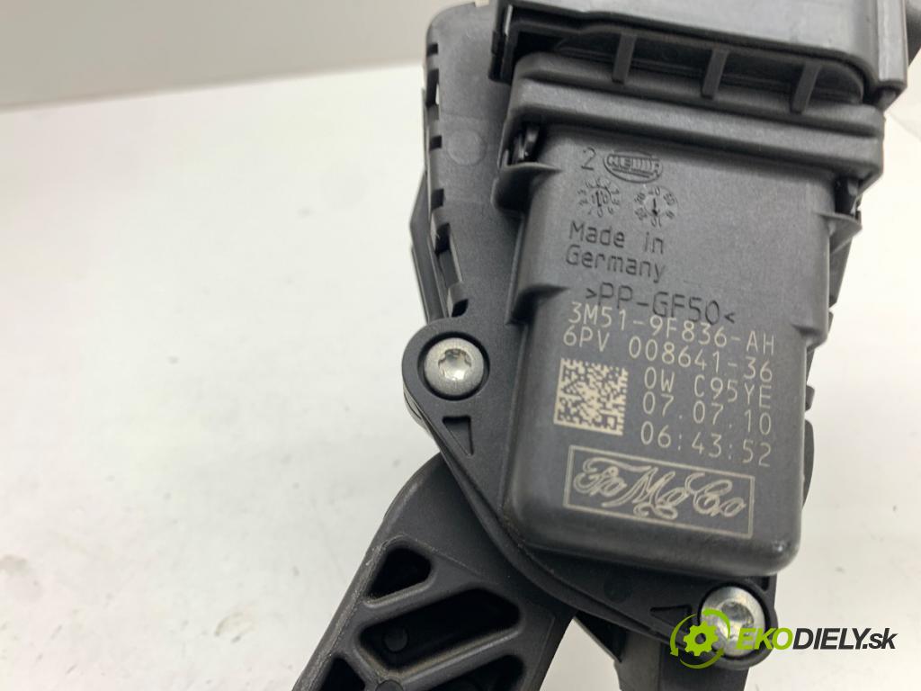 FORD KUGA I SUV 2010 120 kW 2.0 TDCi 4x4 1997 Potenciometer plynu 3M51-9F836-AH (Potenciometer plynového pedálu)