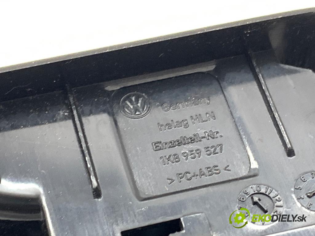VW SCIROCCO III coupe 2009 118 kW 1.4 TSI 1390 Prepínač okien 1K8959527 (Prepínacie páčky pod volantom)
