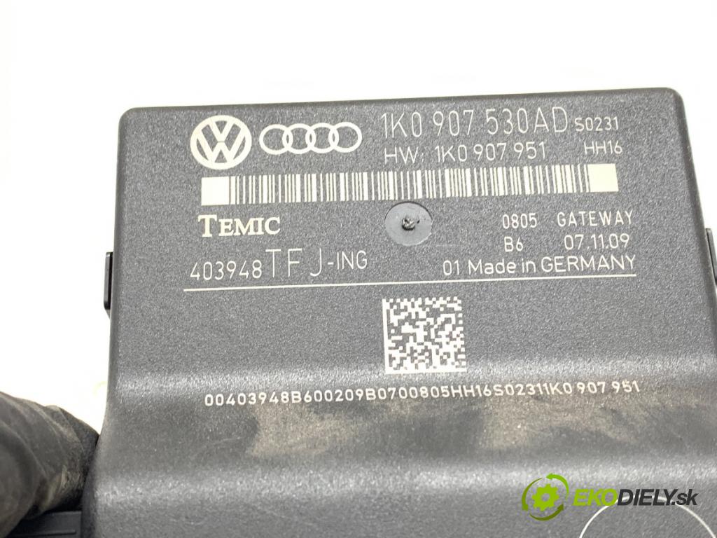 VW SCIROCCO III coupe 2009 118 kW 1.4 TSI 1390 Modul GATEWAY 1K0907530AD