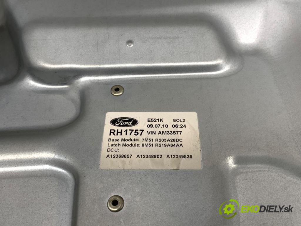 FORD KUGA I SUV 2010 120 kW 2.0 TDCi 4x4 1997 mechanismus okna pravý přední část 7M51R203A28DC