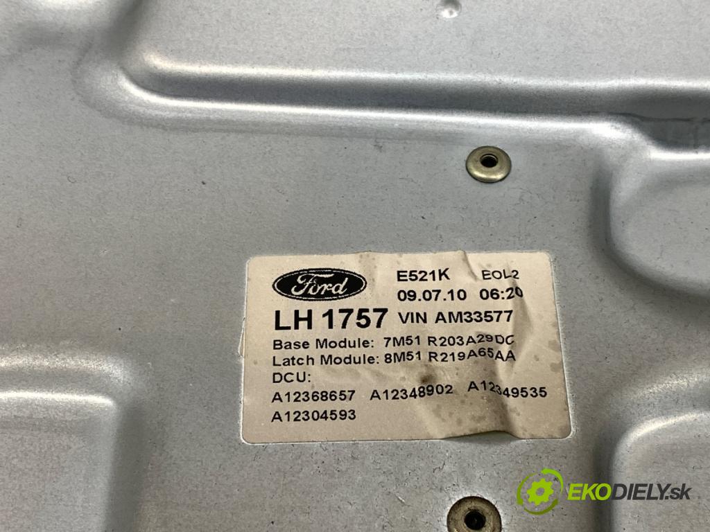 FORD KUGA I SUV 2010 120 kW 2.0 TDCi 4x4 1997 mechanismus okna levý přední část 7M51R203A29DC