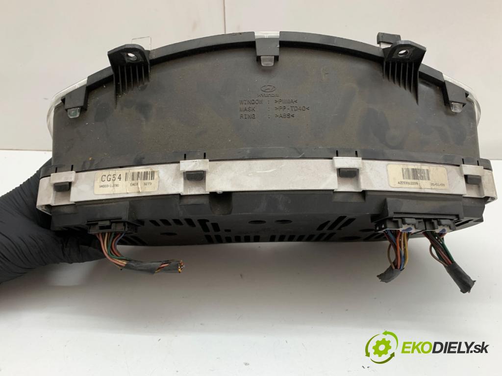 HYUNDAI i20 liftback 2009 57 kW 1.2 1248 Prístrojovka 94003-1J290 (Prístrojová doska)