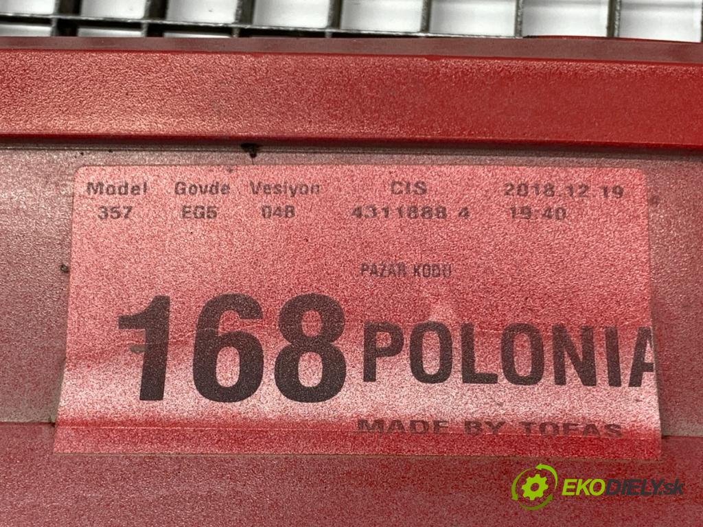 FIAT TIPO Kombi 2018 70 kW 1.4 (356WXA1B) 1368 výztuha nárazníka přední část  (Přední výztuha)