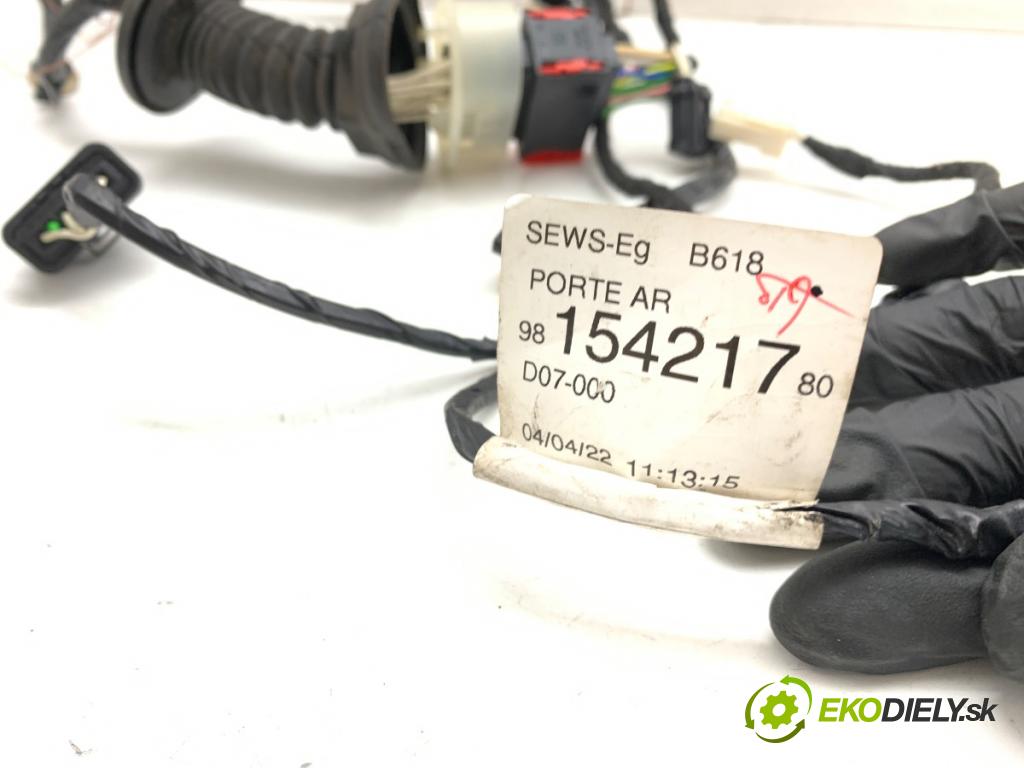 CITROEN C3 III liftback 2022 61 kW 1.2 PureTech 82 1199 Káblovačka Dvere zad pravy 9815421780