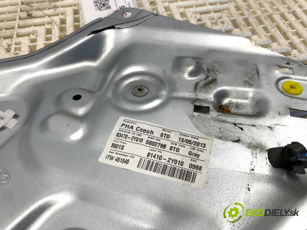 HYUNDAI ix35 SUV 2013 85 kW 1.7 CRDi 1685 mechanismus okna levý zadní část 83470-2Y010