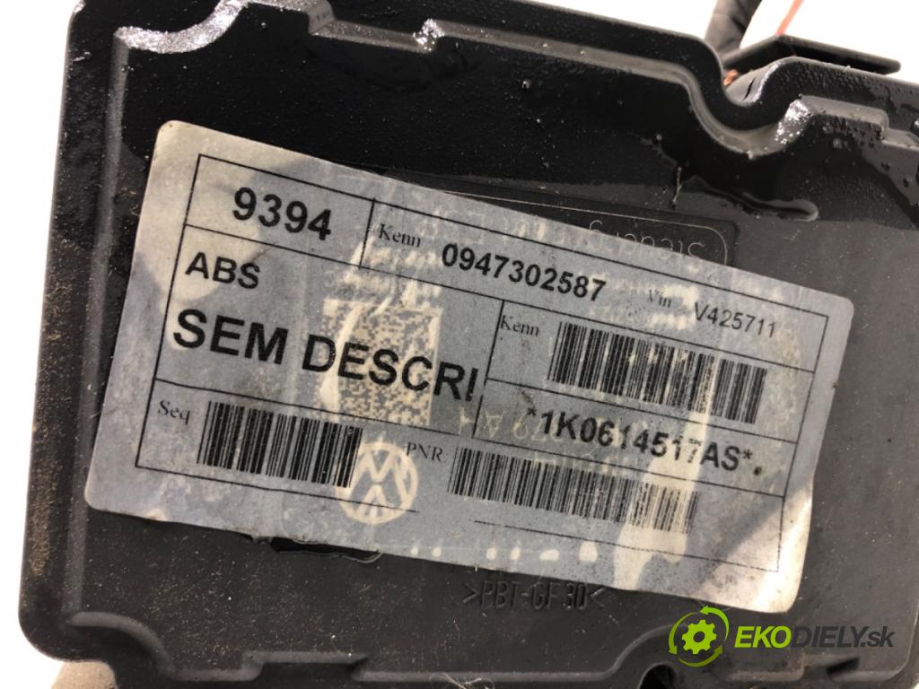 VW SCIROCCO III coupe 2009 118 kW 1.4 TSI 1390 Pumpa ABS 1K0614517AS (Pumpa ABS)