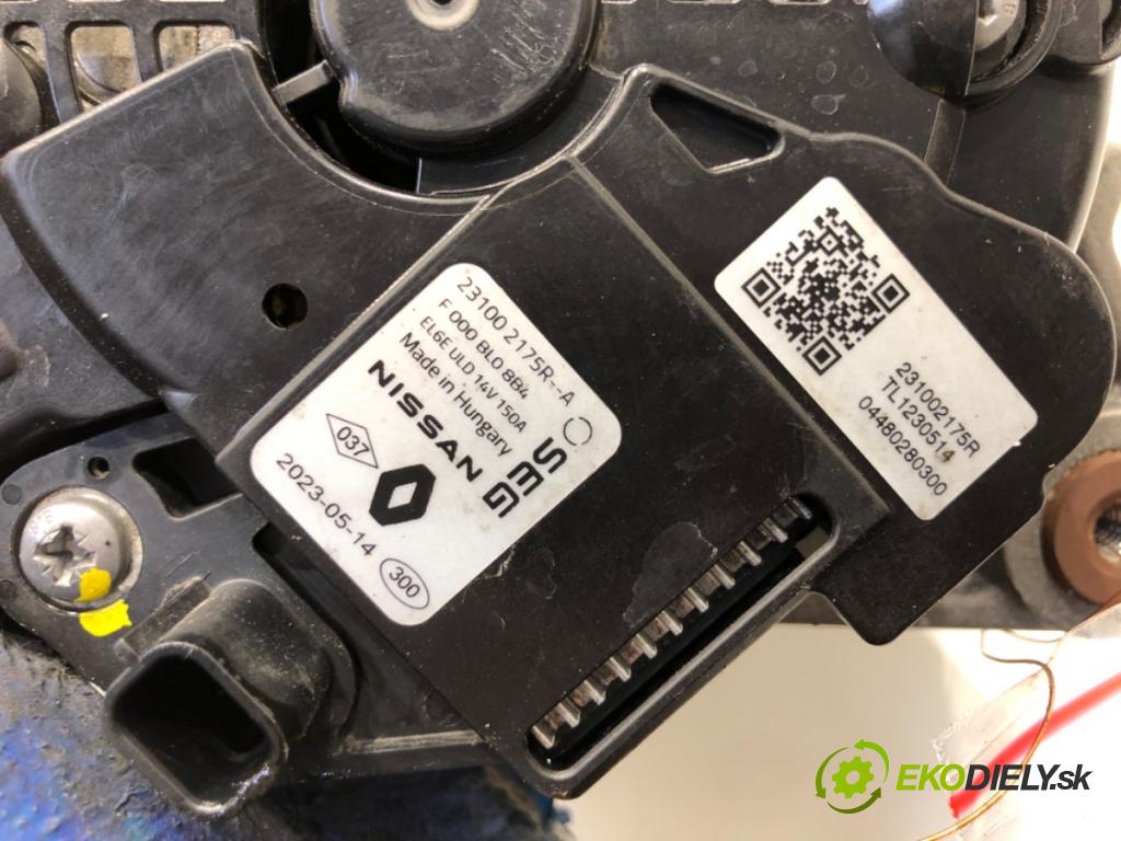 NISSAN JUKE SUV 2023 84 kW 1.0 999 Alternátor 231002175R (Alternátor)