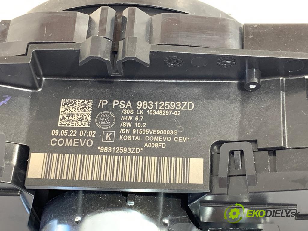 CITROEN C3 III liftback 2022 61 kW 1.2 PureTech 82 1199 Prepínač kombinovaný 98312593ZD (Prepínacie páčky pod volantom)