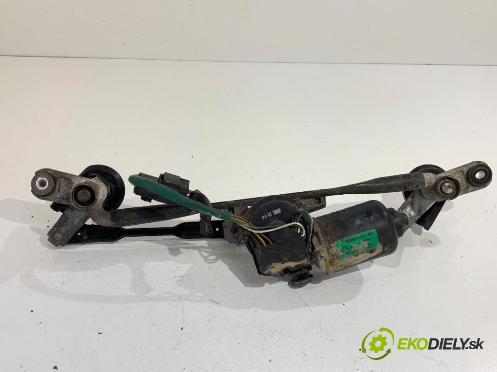 HYUNDAI i20 liftback 2009 57 kW 1.2 1248 Mechanizmus stieračov predný 98110-1J000 (Motorček stieračov predný)