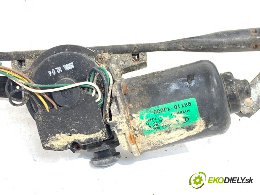HYUNDAI i20 liftback 2009 57 kW 1.2 1248 Mechanizmus stieračov predný 98110-1J000 (Motorček stieračov predný)