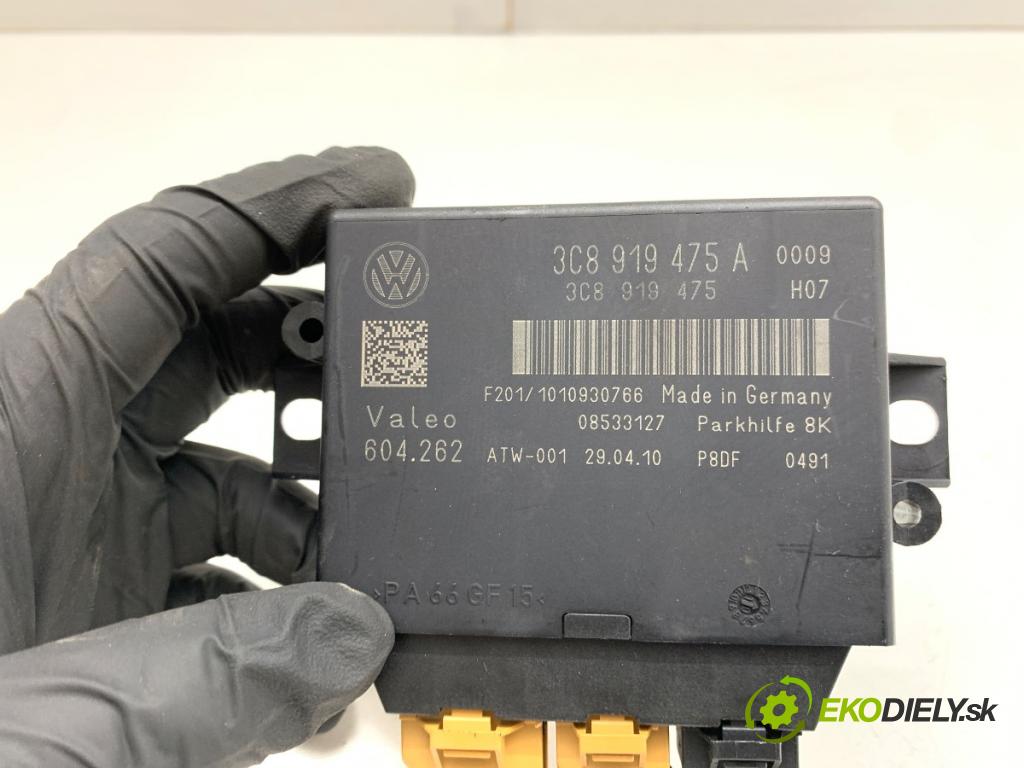 VW PASSAT B6 sedan 2010 103 kW 2.0 TDI 16V 1968 modul PDC 3C8919475A (Řídící jednotka ostatní)