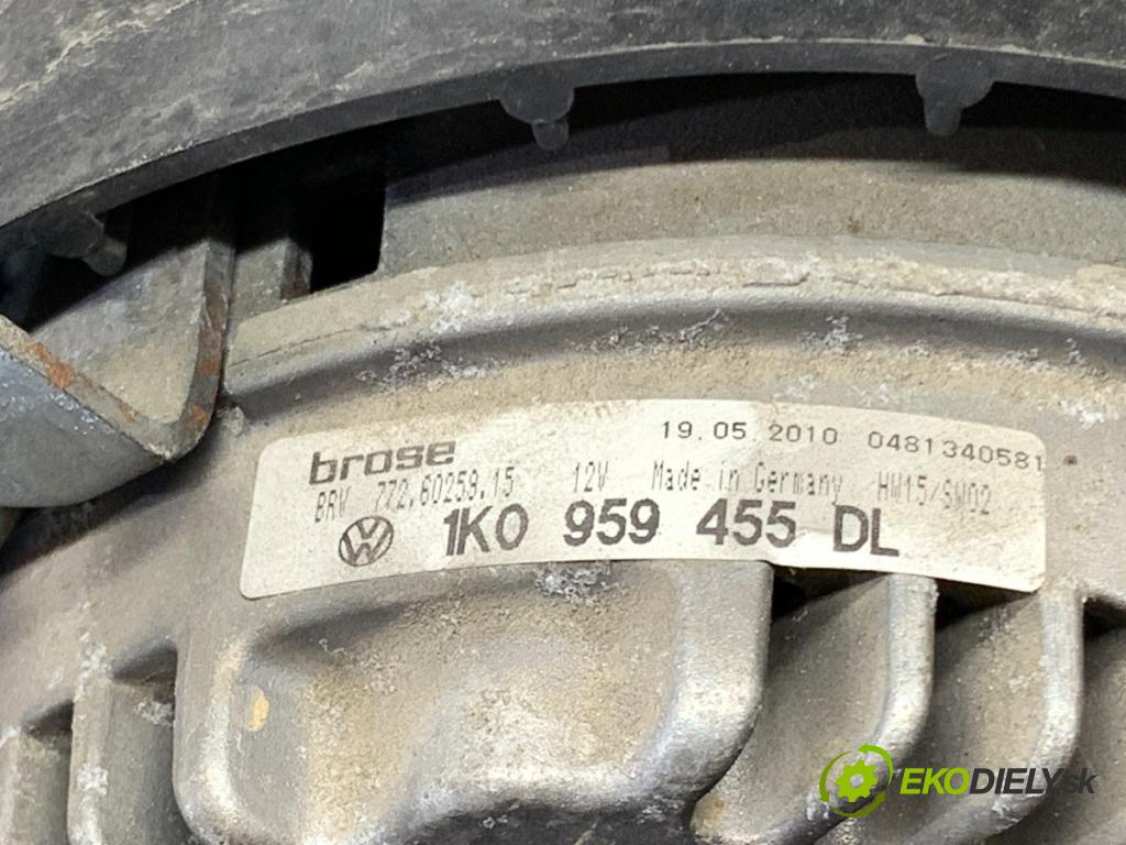 VW PASSAT B6 sedan 2010 103 kW 2.0 TDI 16V 1968 ventilátor chladiče 1K0959455DL (Ventilátor)