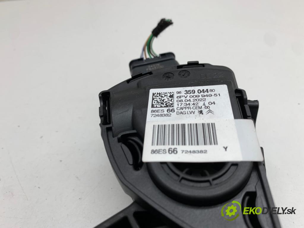 CITROEN C3 III liftback 2022 61 kW 1.2 PureTech 82 1199 Potenciometer plynu 9835904480 (Potenciometer plynového pedálu)