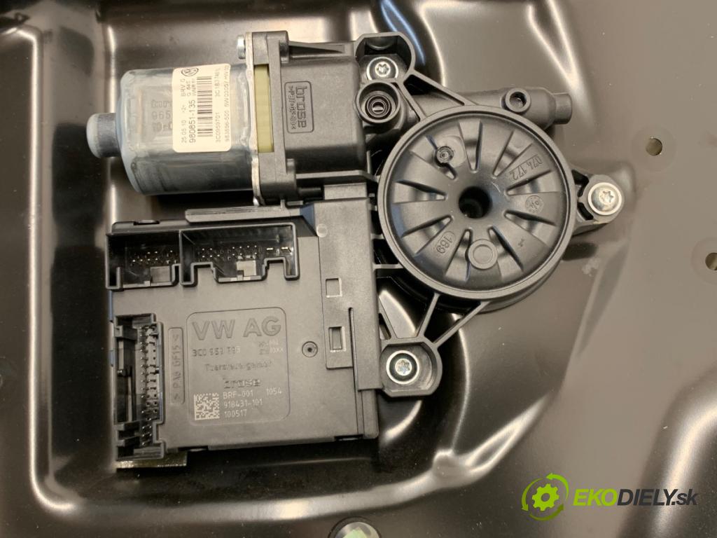 VW PASSAT B6 sedan 2010 103 kW 2.0 TDI 16V 1968 Mechanizmus okna ľavy predný 3C1837461L