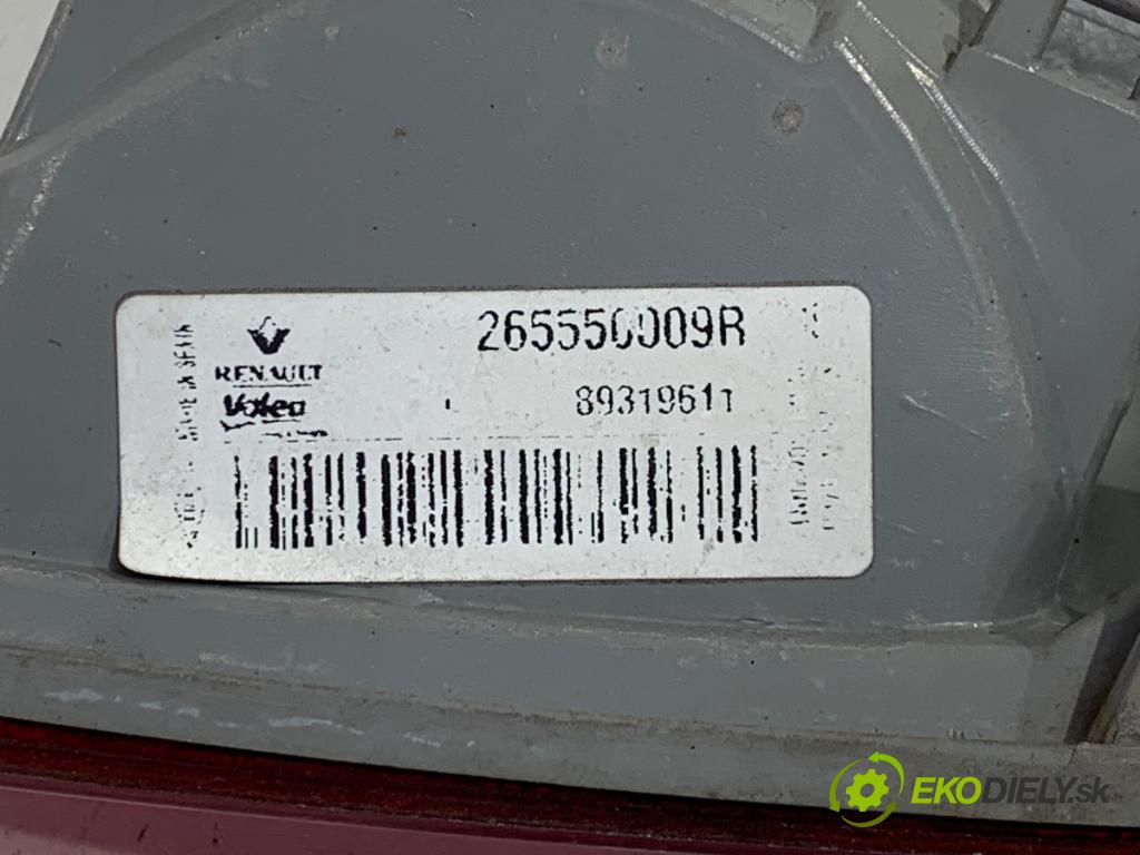 RENAULT MEGANE III liftback 2009 81 kW 1.6 16V (BZ1B, BZ1H) 1598 Svetlo ľavy zad vnútorná 265550009R