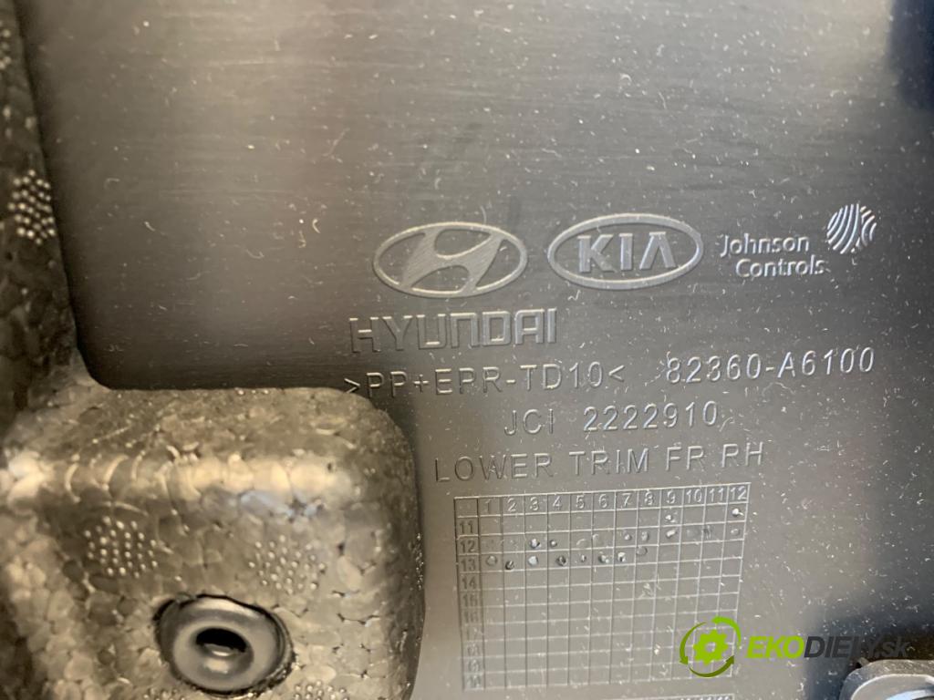 HYUNDAI i30 liftback 2013 73 kW 1.4 1396 čalúnenie Dvere pravy predný