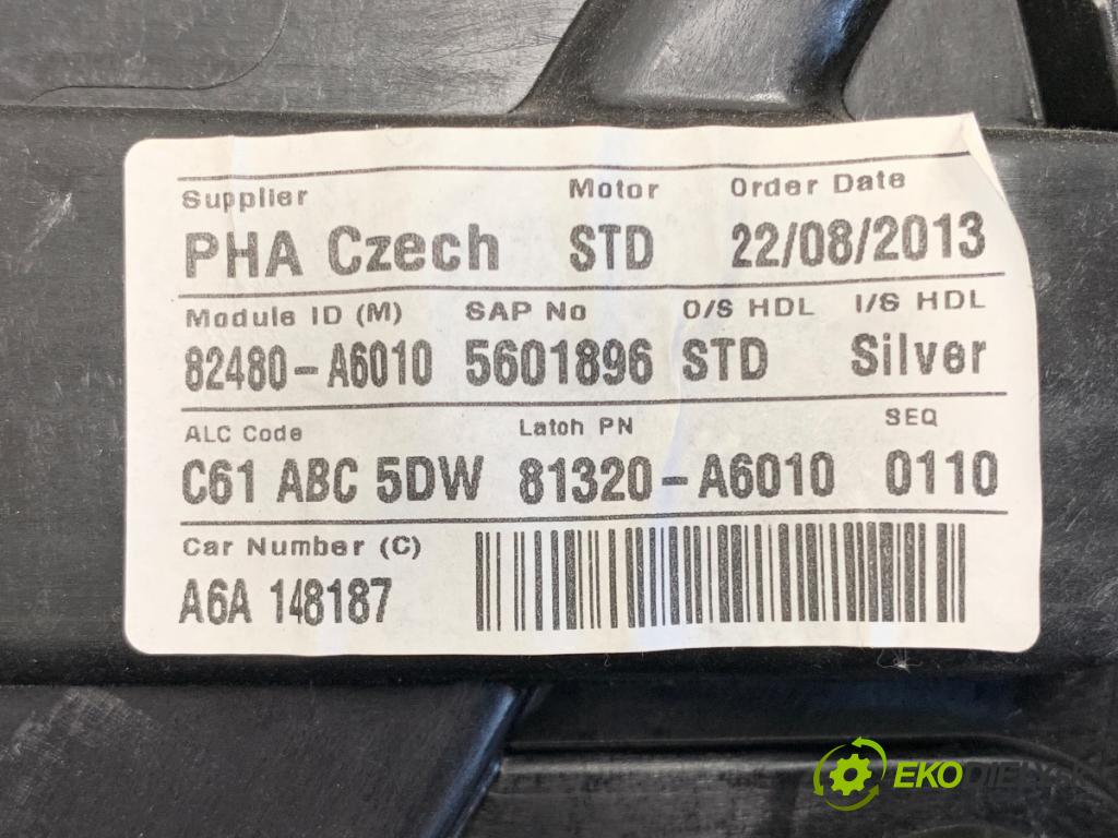 HYUNDAI i30 liftback 2013 73 kW 1.4 1396 Mechanizmus okna pravy predný 82480-A6010