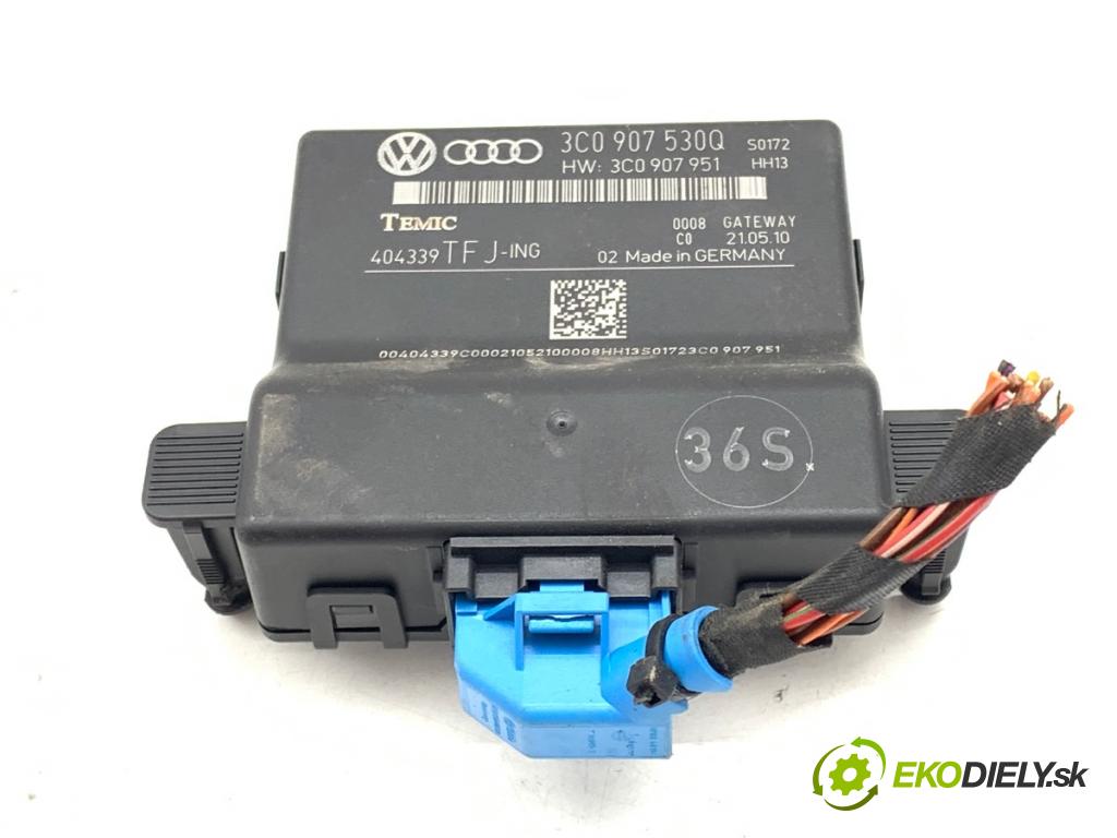 VW PASSAT B6 sedan 2010 103 kW 2.0 TDI 16V 1968 Modul GATEWAY 3C0907530Q