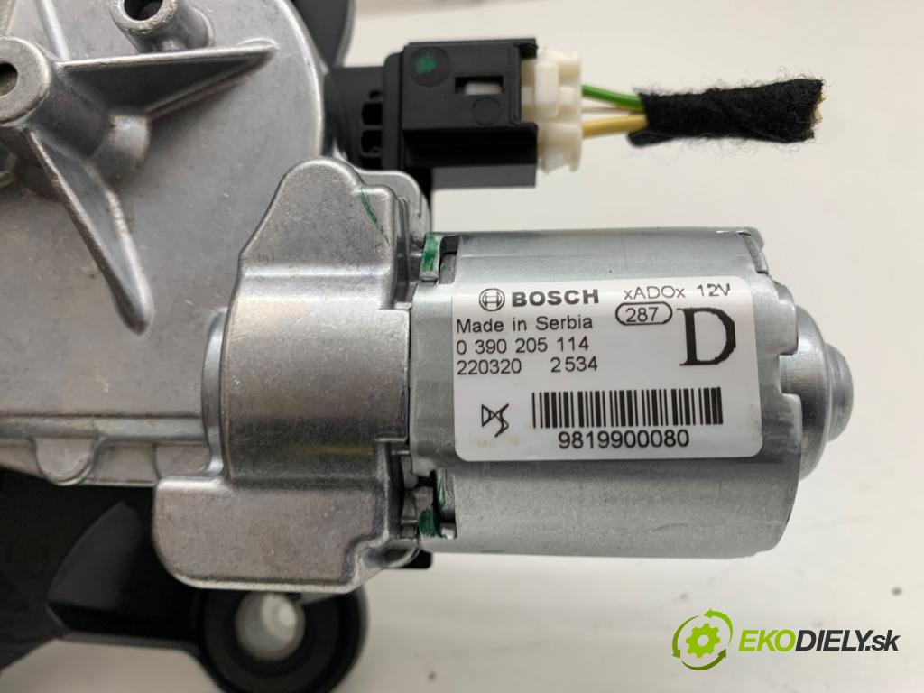 DS DS 7 SUV 2022 133 kW PureTech 180 (J45GFU) 1598 Motor stieračov zad 9819900080