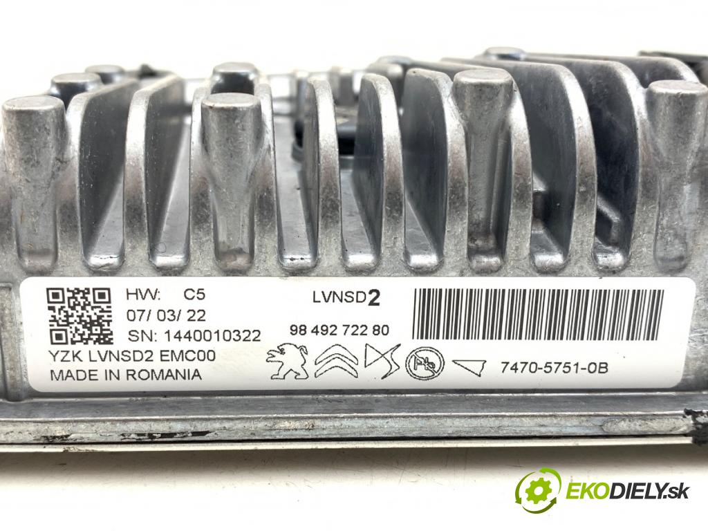 DS DS 7 SUV 2022 133 kW PureTech 180 (J45GFU) 1598 Modul akumulátora 9849272280