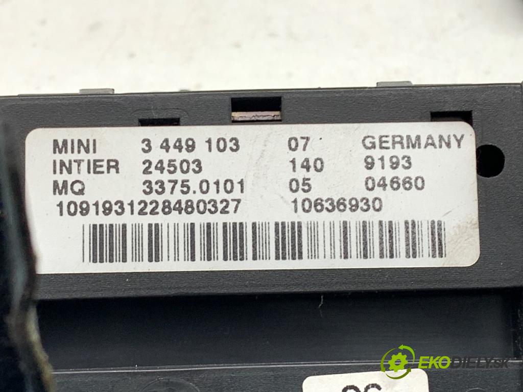 MINI CLUBMAN R55 Kombi 2009 80 kW Cooper D 1560 spinačka 3449103 (Spínacia skrinka)