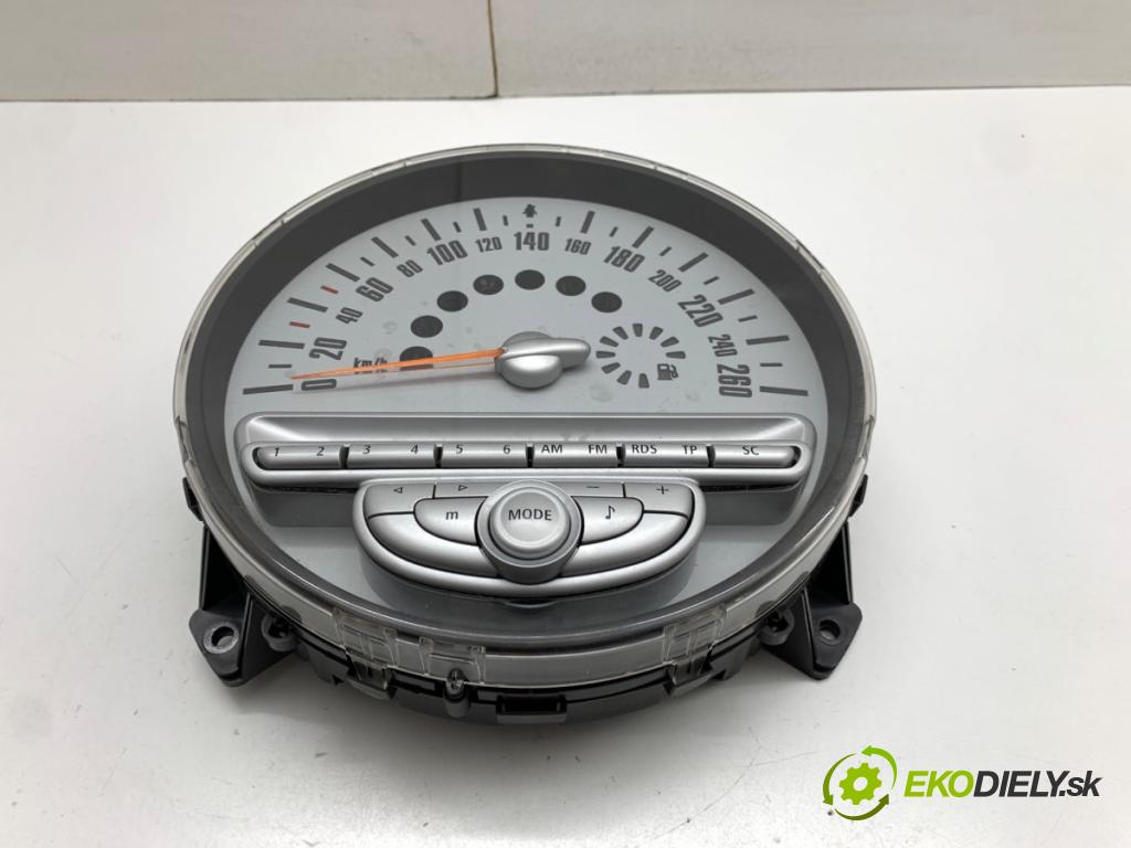 MINI CLUBMAN R55 Kombi 2009 80 kW Cooper D 1560 prístrojovka 9189502 (Přístrojová deska)
