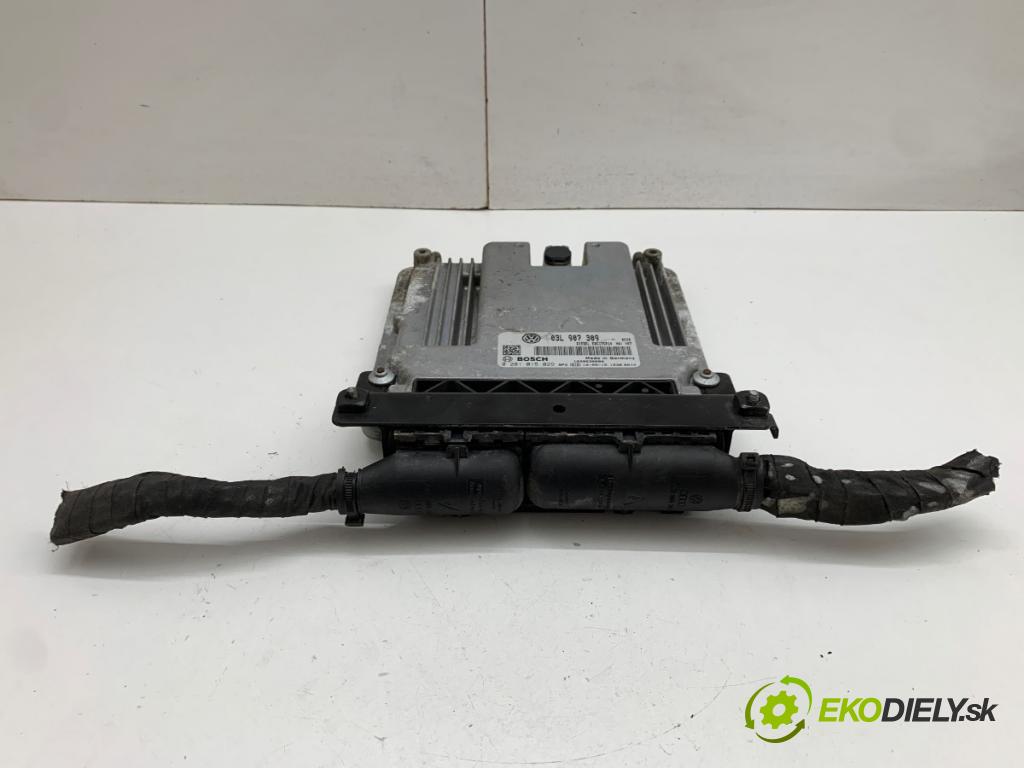VW PASSAT B6 sedan 2010 103 kW 2.0 TDI 16V 1968 řídící jednotka motora 03L907309 (Řídicí jednotka)