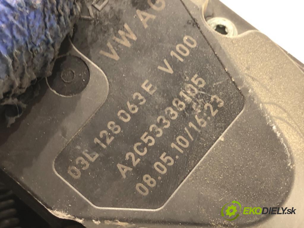 VW PASSAT B6 sedan 2010 103 kW 2.0 TDI 16V 1968 Škrtiaca klapka 03L128063E (Škrtiaca klapka)