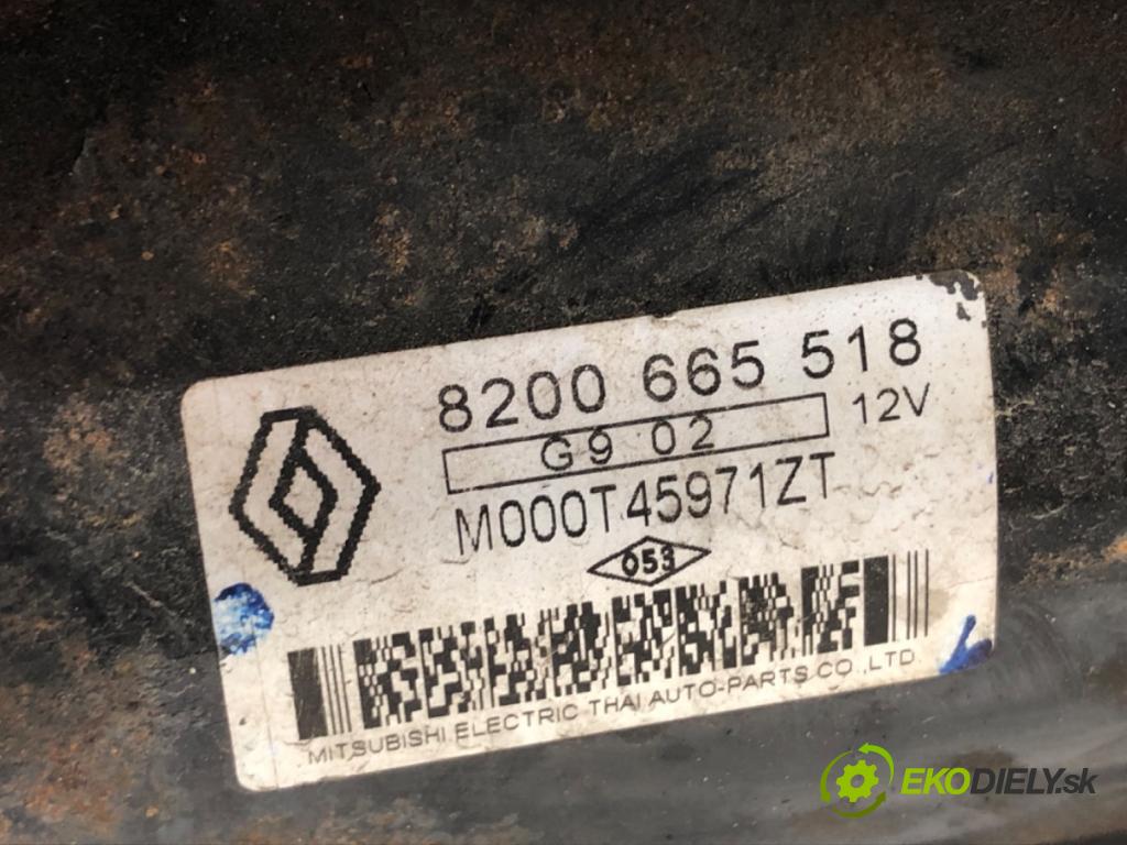 RENAULT MEGANE III liftback 2009 81 kW 1.6 16V (BZ1B, BZ1H) 1598 Štartér 8200665518 (Štartér)