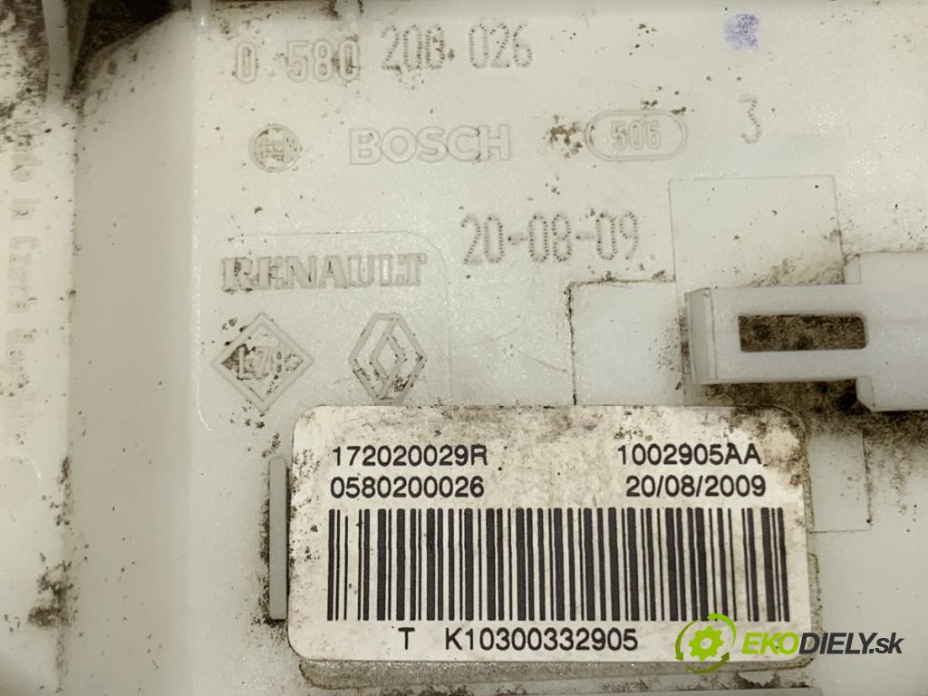 RENAULT MEGANE III liftback 2009 81 kW 1.6 16V (BZ1B, BZ1H) 1598 pumpa paliva 172020029R