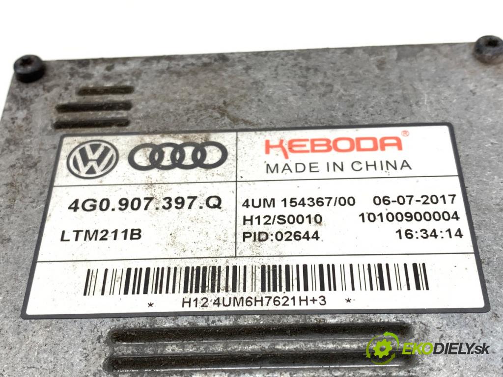 AUDI Q3 I SUV 2017 110 kW 2.0 TDI 1968 měnič XENON 4G0907397Q (Řídící jednotka xenonu)