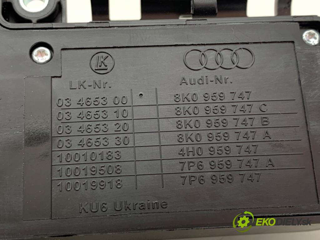 AUDI Q3 I SUV 2017 110 kW 2.0 TDI 1968 Prepínač sedačky pravy 8K0959748