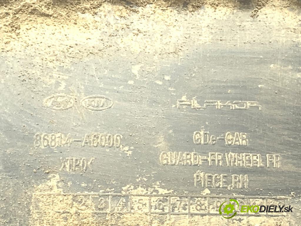 HYUNDAI i30 liftback 2013 73 kW 1.4 1396 podblatník pravý přední část 86814-A6000